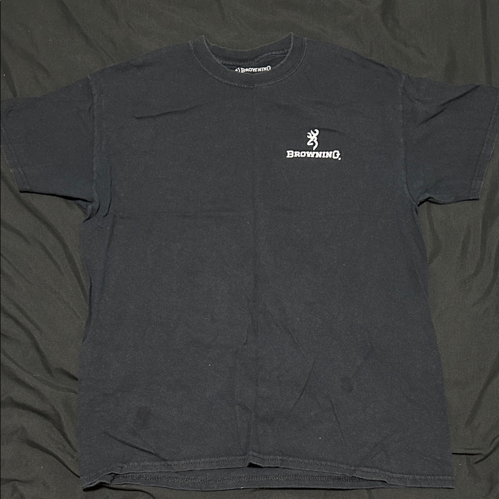 Browning Men's Dark Gray Tee Medium